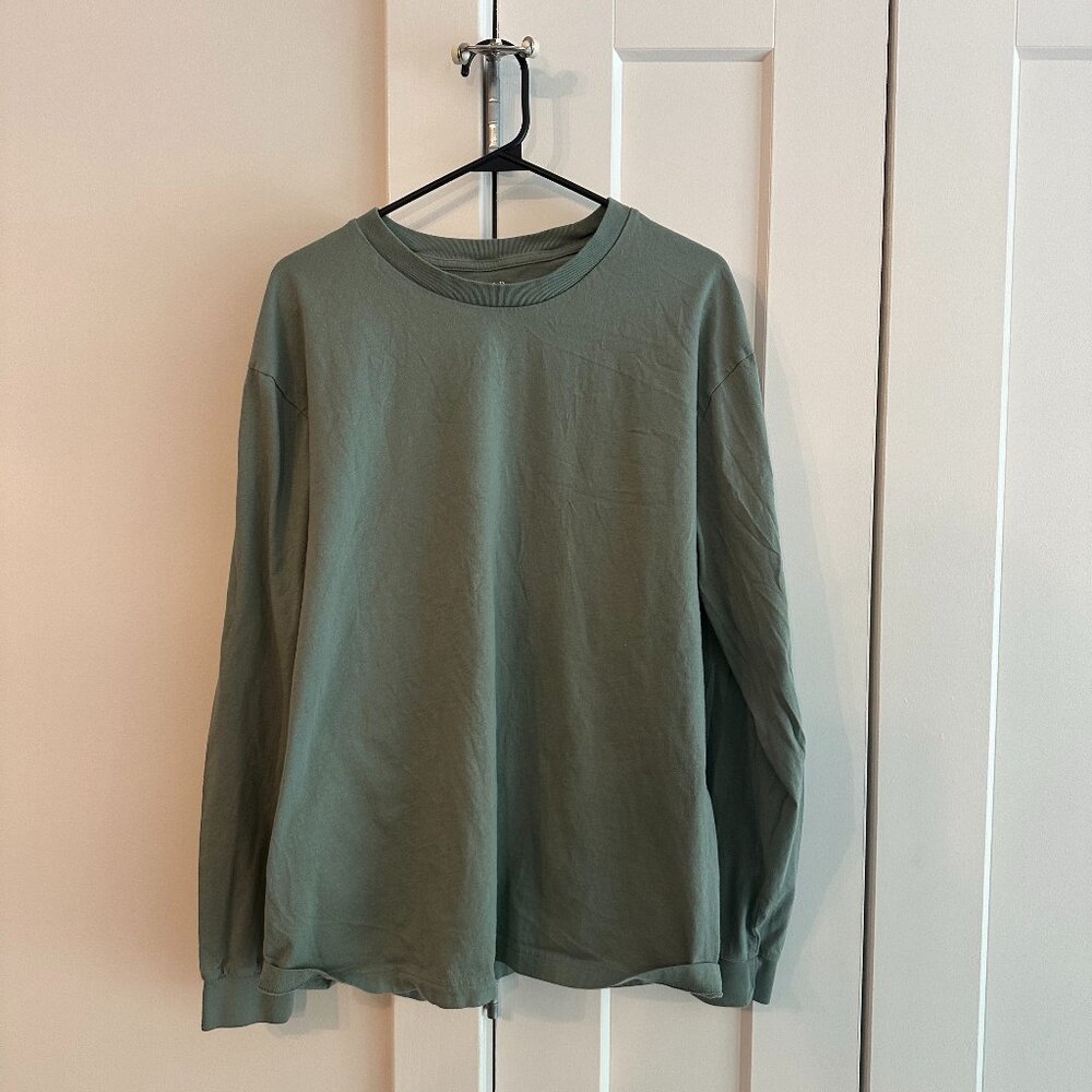 GAP Green Long-Sleeve Shirt